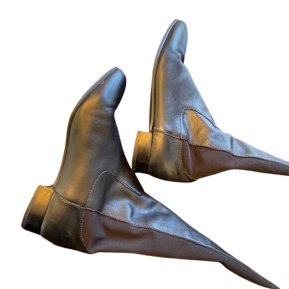 Louise Et Cie Andora OTK Boots Black Leather Stretch Louise et Cie 7M - Picture 6 of 14